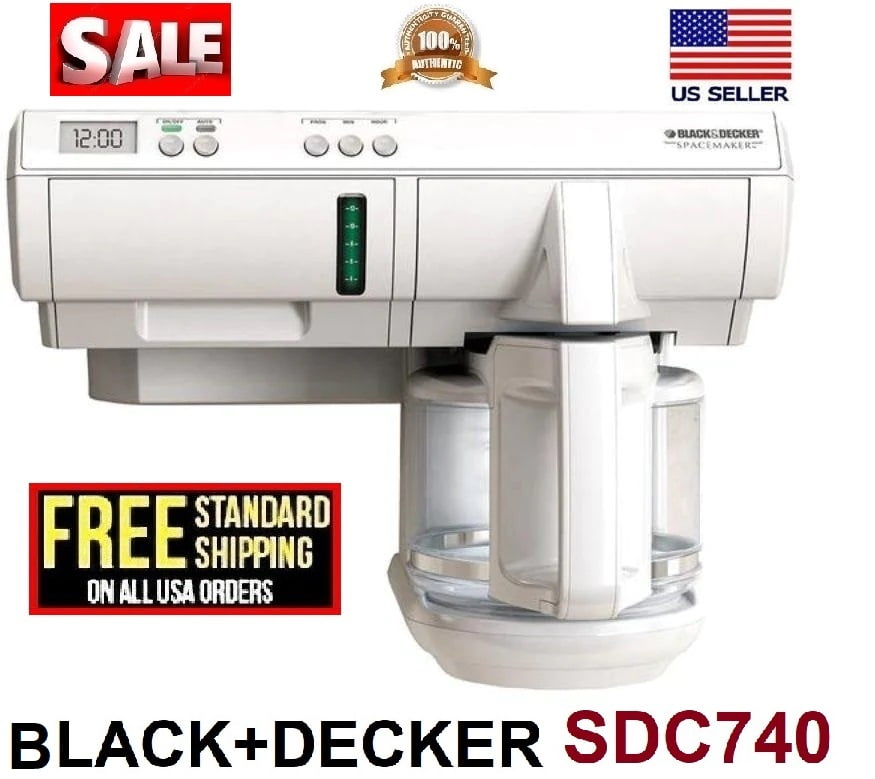 Black Decker CG800W Spacemaker Mini UTC Food Processor And Coffee