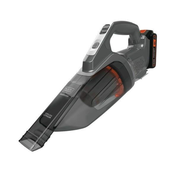 BLACK+DECKER Dustbuster POWERCONNECT Cordless Handheld Vacuum, for Home and Car, with Removable Battery and 2-Stage Filtration, BCHV001C1, Grey