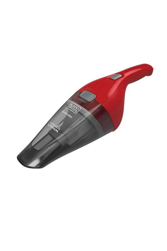 Cordless Handheld Vacuum, Dustbuster, for Car & Pet Hair, Bagless, Lightweight, Easy Emptying, HNVC115JB06, Red