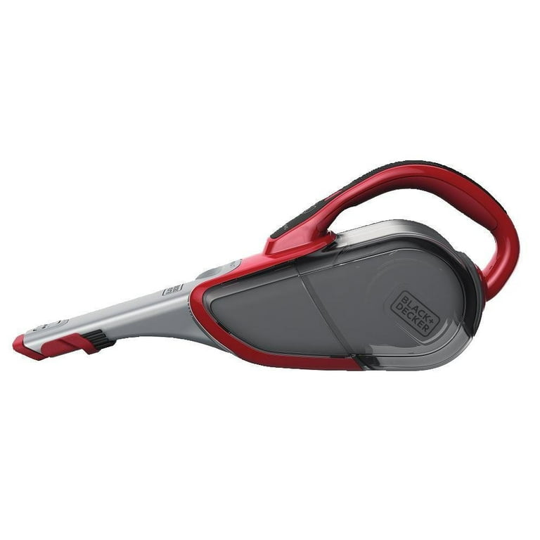BLACK+DECKER Dustbuster Hand Vacuum (Chili Red + Base Charger with  SMARTECH), HHVJ320BMF26 