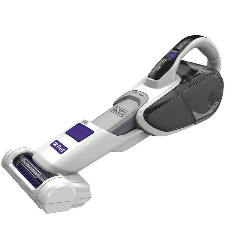 Black & Decker Dustbuster Handheld Cordless Vacuum, White