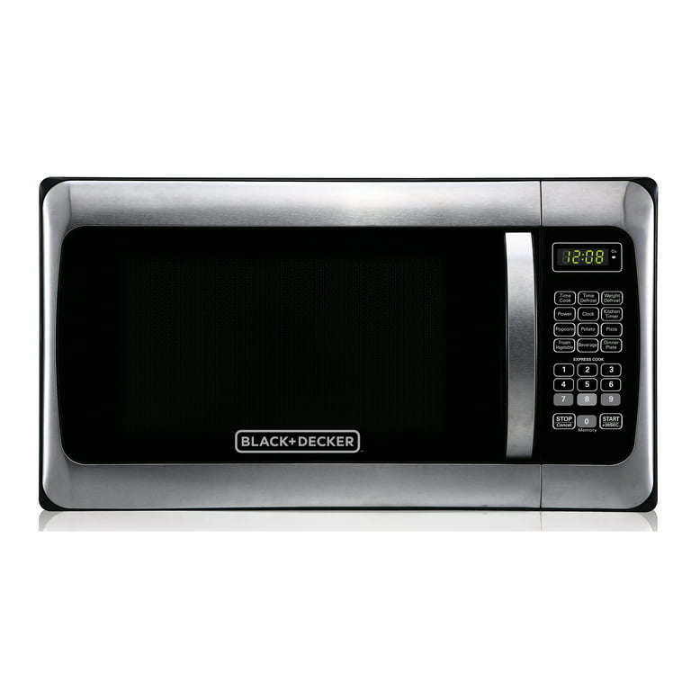 Black and Decker EM031MGG-X1 1.1-Cubic Foot Microwave, Stainless Steel