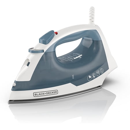 BLACK+DECKER Easy Steam Compact Iron, IR40V, Blue