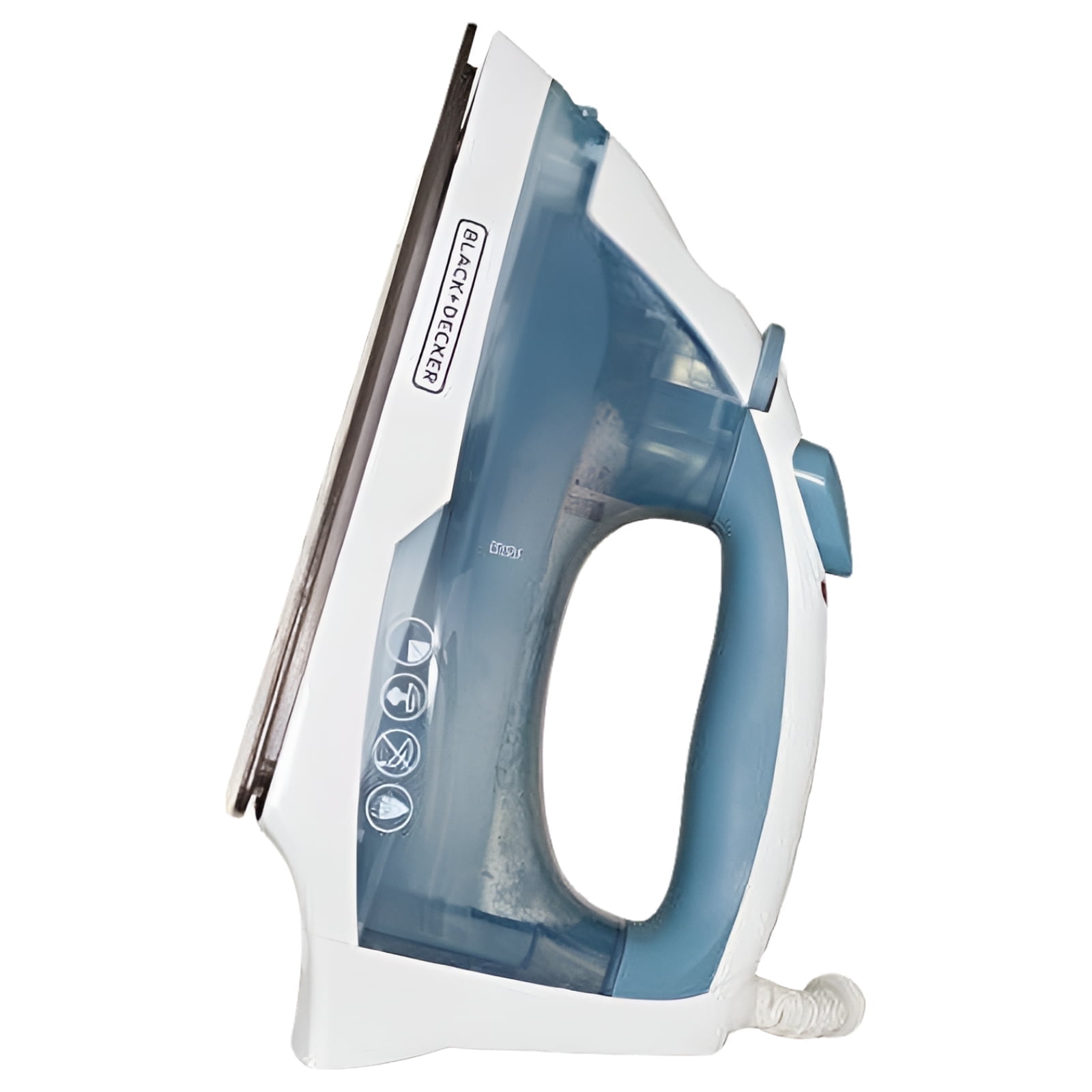 BLACK+DECKER Easy Steam Compact Iron, IR40V, Nonstick Plate, SmartSteam, Anti-Drip, Auto Shutoff