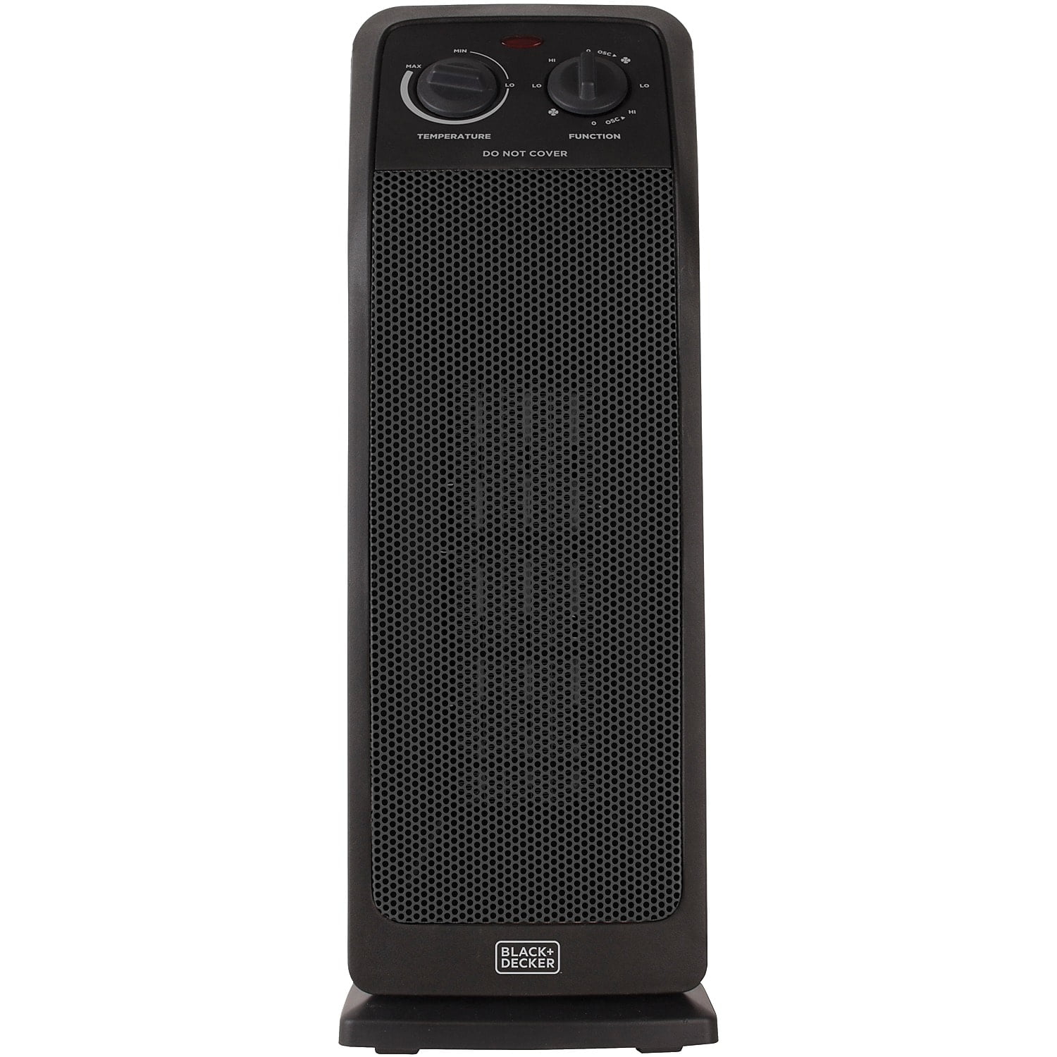 BLACK+DECKER Electric 1500W Oscillating Ceramic Tower Space Heater, Black -  Walmart.com