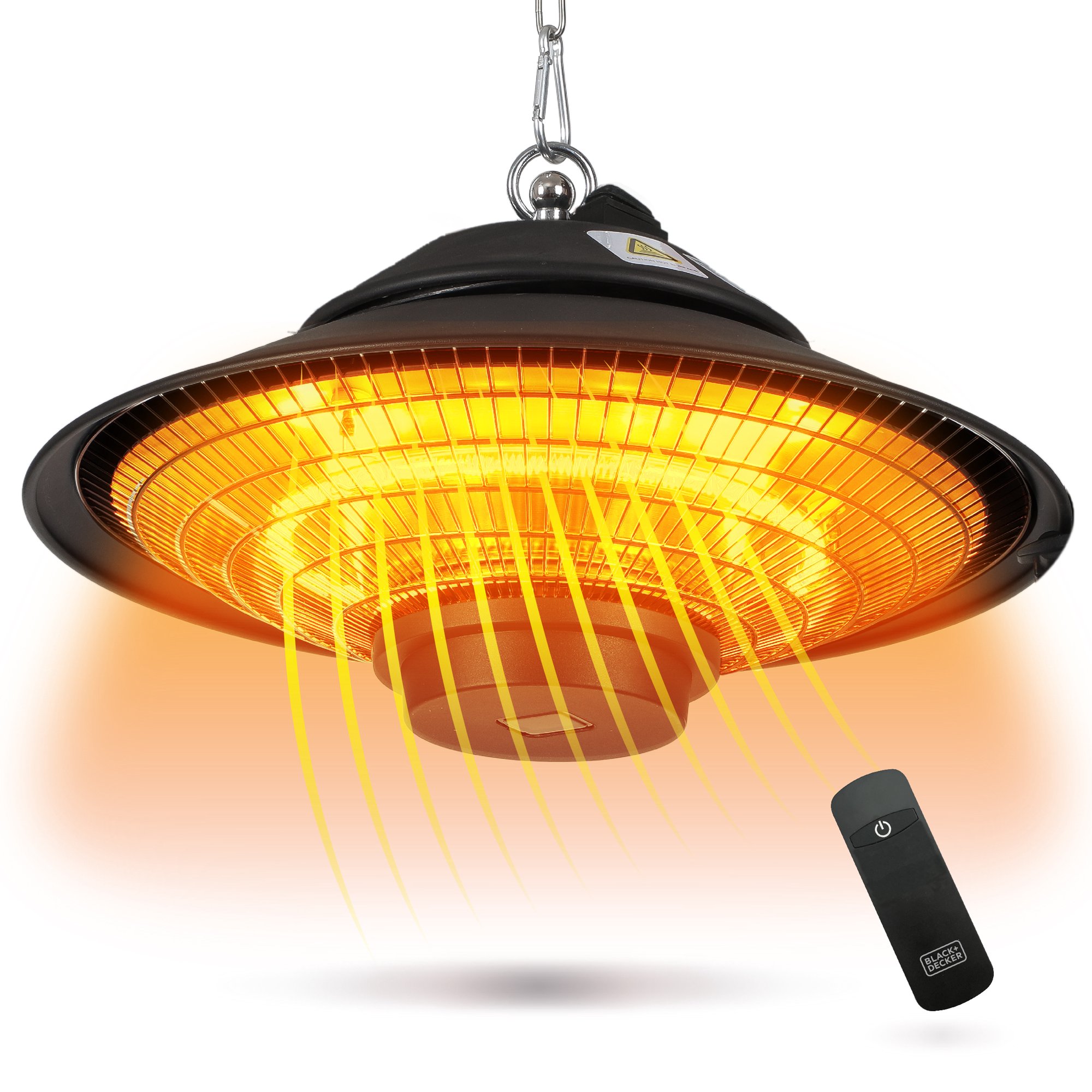 BLACK+DECKER Electric Patio Heater for Ceiling, Heater for Outside with  Remote Control - Walmart.com