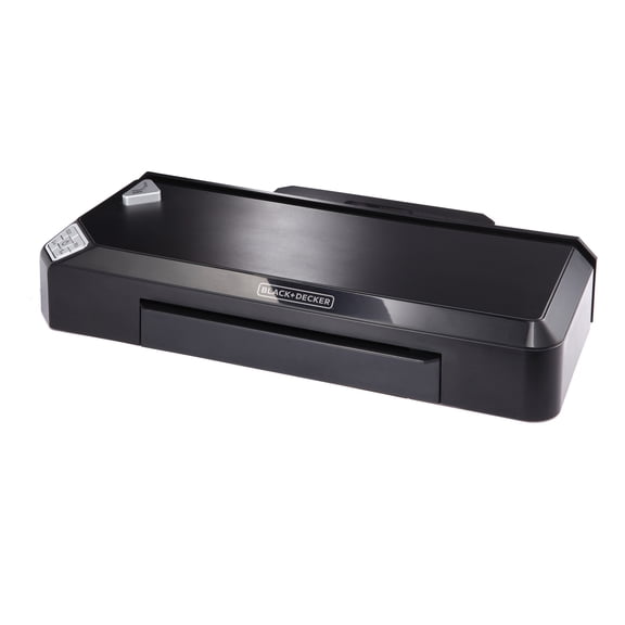 BLACK+DECKER Flash Pro 9.5" Thermal Laminator, 3 mil to 5 mil Thickness, Black