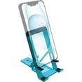 thumbnail image 1 of BLACK+DECKER Folding Phone Stand for Desk, iPhone Stand Holder, Adjustable and Portable, Folds Down Flat, for Office, Gaming, Bed, Travel, Phone Kickstand, 1 of 8