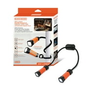 BLACK+DECKER Folding Utility Light – 600 Lumen Rechargeable LED Work Light with Flashlight, Built-In Power Bank, Dual-Hinge Design, Magnetic Mount, USB-A Charging