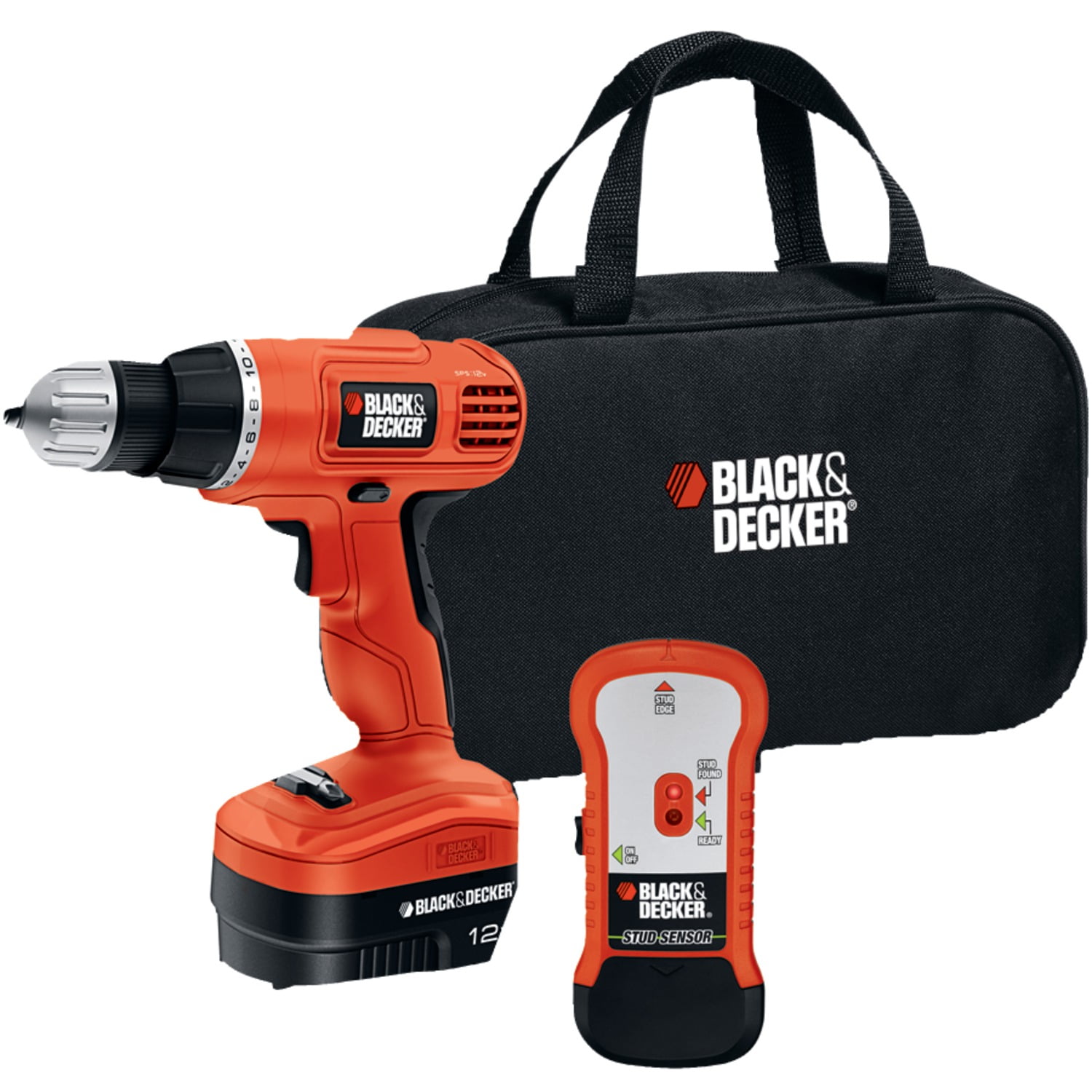 BLACK+DECKER GCO12SFB 12 v, 1.5Ah Cordless Drill Driver, 650 RPM