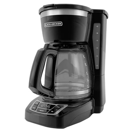 BLACK+DECKER Gray 12-Cup Drip Coffee Maker