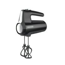 BLACK DECKER Helix Performance Premium Hand Mixer, 5-Speed Mixer, Black, MX610B