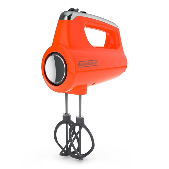 BLACK+DECKER Helix Performance Premium Hand Mixer, 5-Speed Mixer, Tangerine, MX600TR