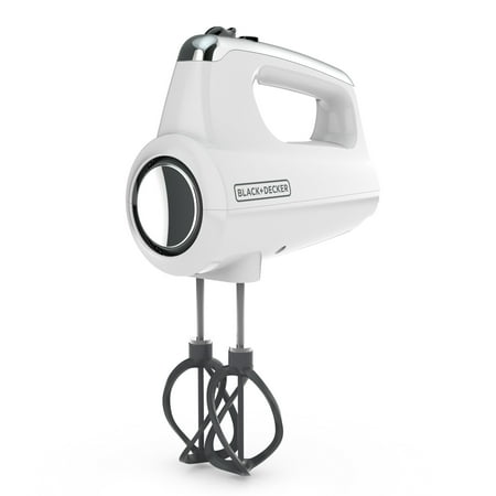 BLACK+DECKER Helix Performance Premium Hand Mixer, 5-Speed Mixer, White, MX600W
