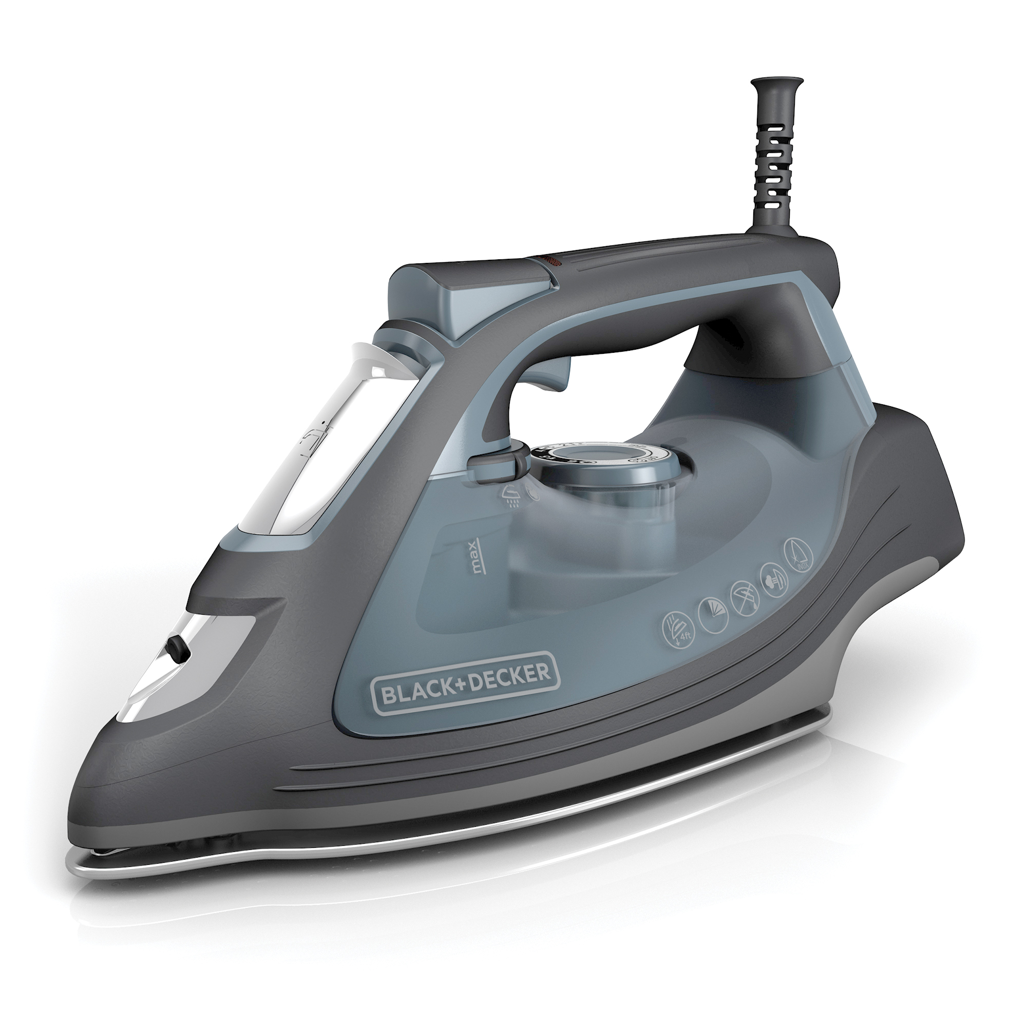 BLACK+DECKER IMPACT Advanced Steam Iron with Maximum Durability and 360° Pivoting Cord, Gray, IR3000 - image 1 of 11