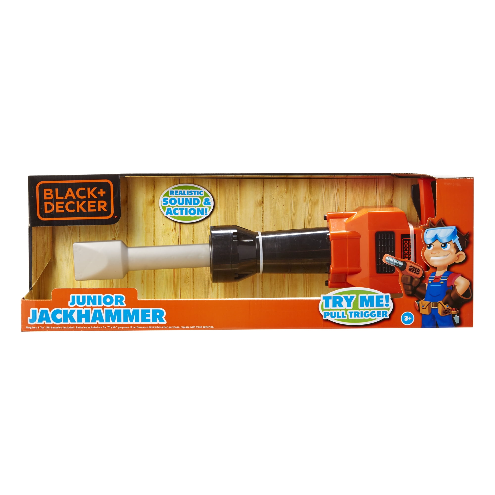 Jakks- Black & Decker Lil Builder Tool Set - 15 Tools & Accessories Playset  Toy