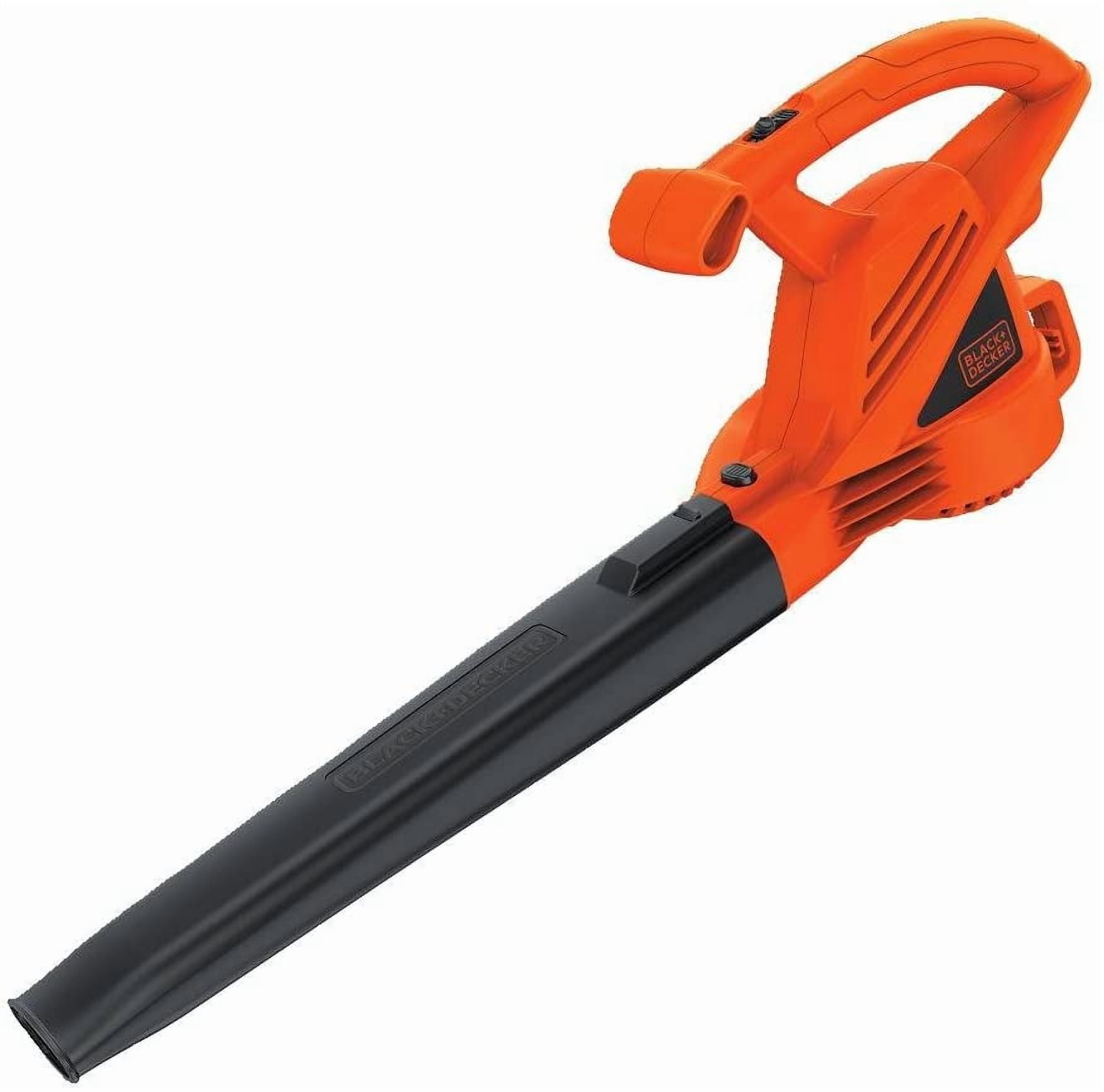 BLACK+DECKER LB700 180 MPH at 180 CFM 7 Amp Corded Electric Leaf Blower & Vacuum, Lightweight