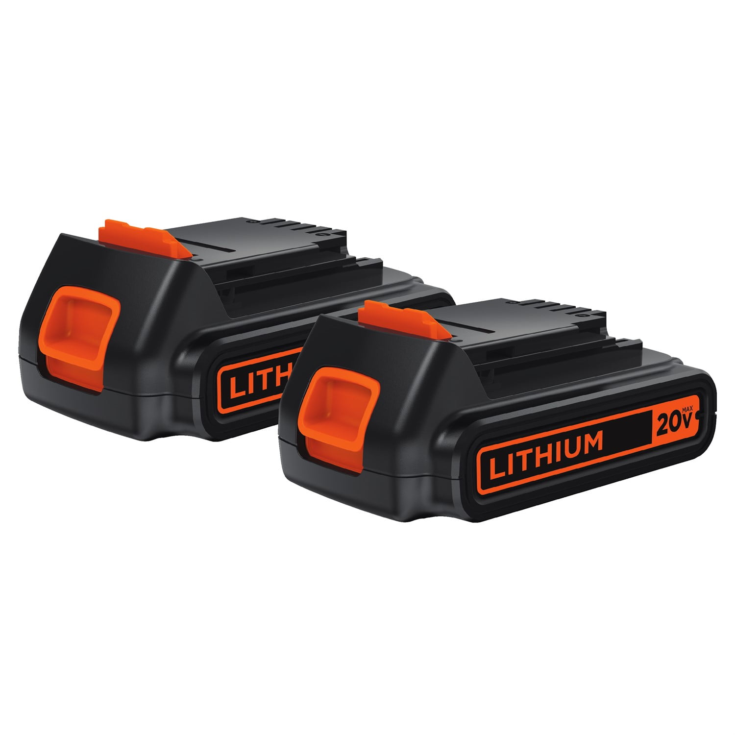 BLACK+DECKER 20-Volt Lithium-Ion Cordless 2-Pack Battery-Walmart.com