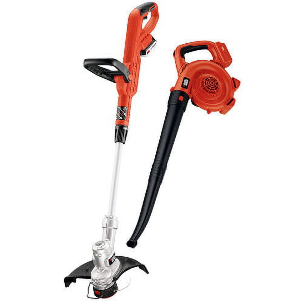 Black+decker 20V Max Cordless String Trimmer and Sweeper Combo Kit (2-Tool) with 3 Bonus Spools