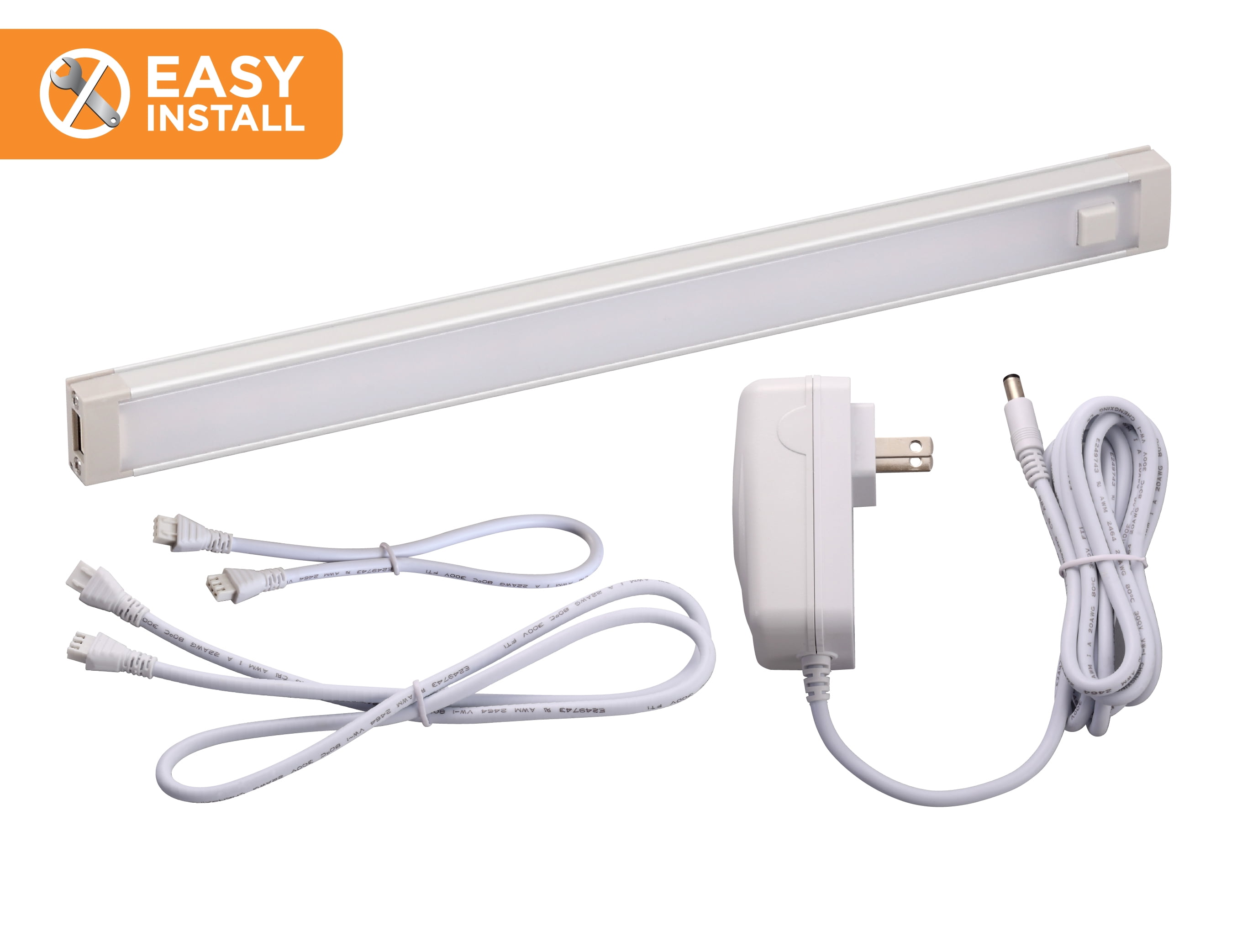 BLACK+DECKER LED 9-inch Under-Cabinet Lights Kit, 1-Bar, Warm White
