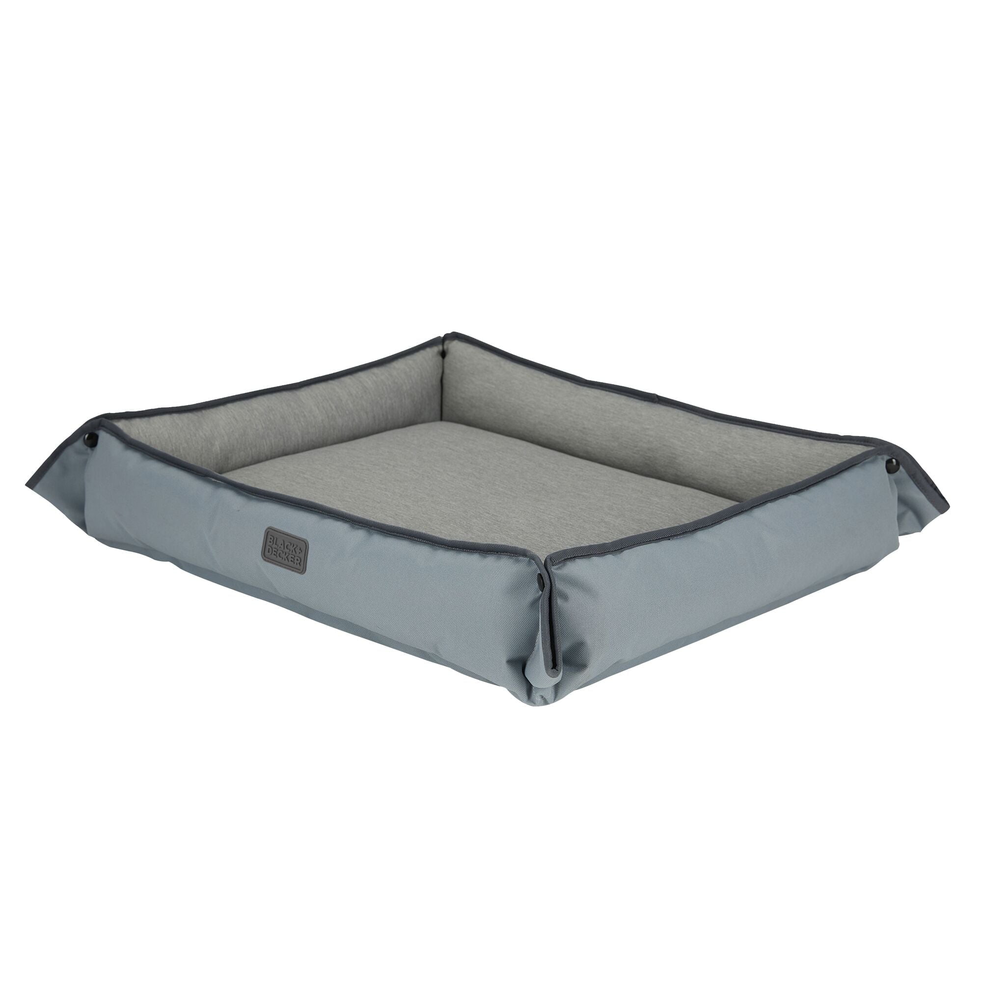 BLACK+DECKER Four Way Pet Bed for Large Dogs, Grey (1005BLGR)