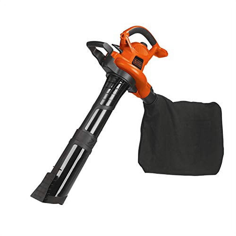 BLACK+DECKER Leaf Blower & Leaf Vacuum, 3in1, 12Amp, 250MPH, 400