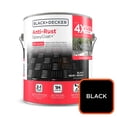 thumbnail image 1 of BLACK+DECKER Metal Anti-Rust Coating in Black - Semi-Gloss (1 Gallon), 1 of 6