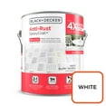 thumbnail image 1 of BLACK+DECKER Metal Anti-Rust Coating in White - Semi-Gloss (1 Gallon), 1 of 6