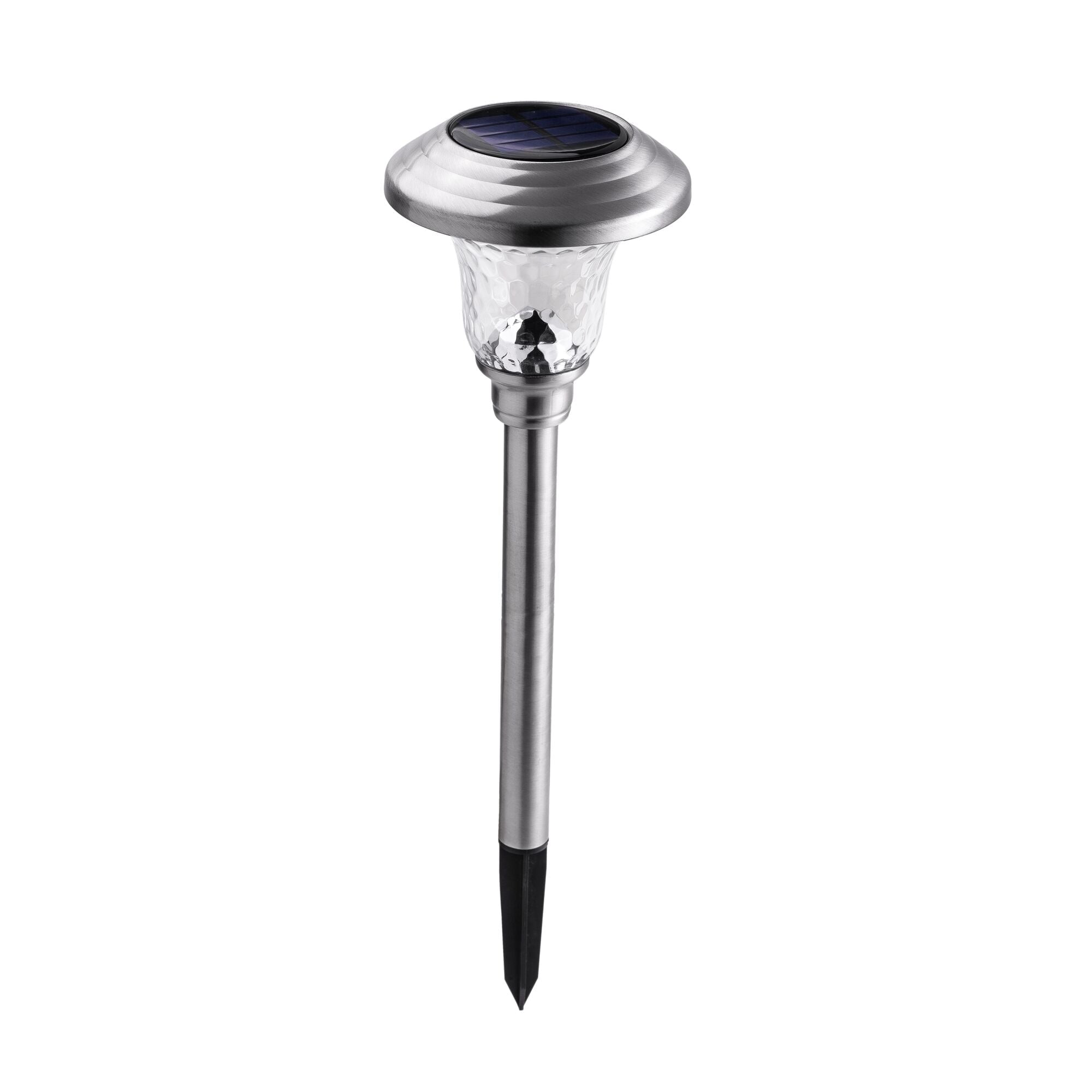 Stainless Steel Solar LED Pathway Lights - 8 Pack