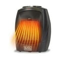 thumbnail image 1 of BLACK+DECKER Personal Ceramic 1500W Indoor Electric Desktop Space Heater, Black, 1 of 9