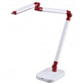 thumbnail image 1 of BLACK+DECKER PureOpticsUltra Reach Natural Daylight LED Desk Lamp with USB Charging Port, 5 Dimming Levels, White and Red (LED10ARC-WHTRED), 1 of 10