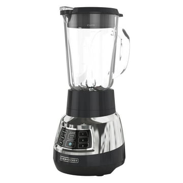 BLACK+DECKER Quiet Blender with Cyclone® Glass Jar, BL1400DG-P