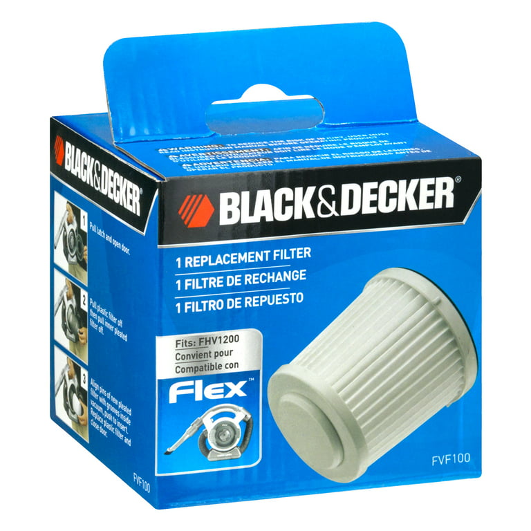 BLACK+DECKER Replacement Filter for FHV1200 Flex Vacuum, FVF100 