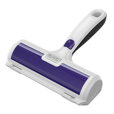 BLACK DECKER Reusable Pet Hair Remover & Fur Lint Roller for Fabric Couches or Car Seats