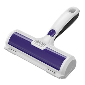 BLACK+DECKER Reusable Pet Hair & Fur Lint Roller & Remover – Fabric, Furniture, Car Seat Cleaning Tool, HMSCT0001