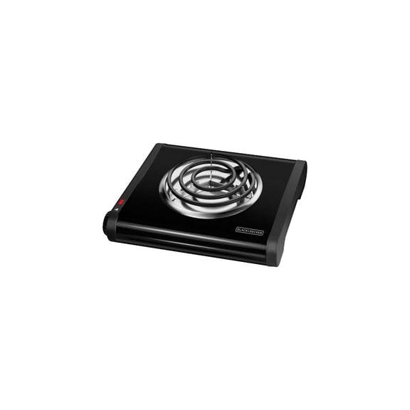 BLACK+DECKER SB1001B Single-Burner Portable Buffet Range, Black