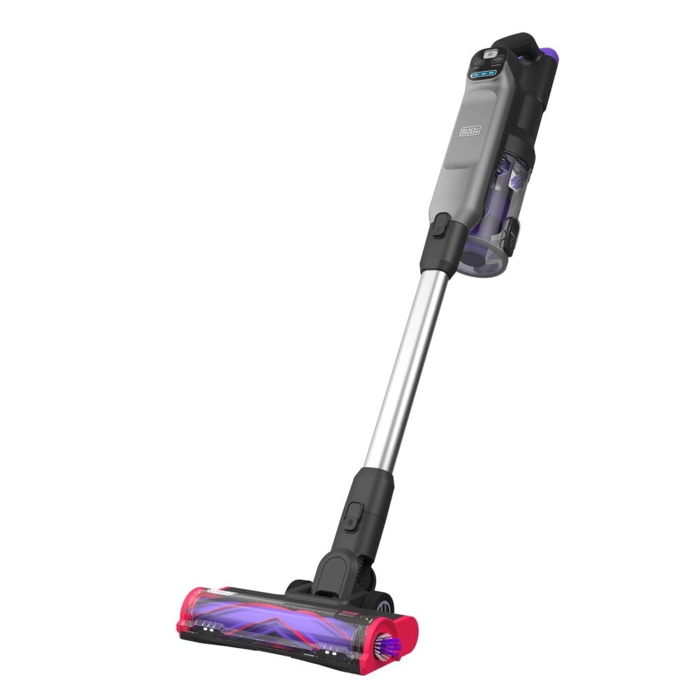 Cordless Purple Stick Vacuum with HEPA Filter for Pets
