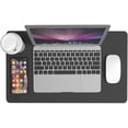 thumbnail image 1 of BLACK+DECKER Small Travel Desk Mat, Office Desk Pad, Computer Mat, Laptop Pad for Mobile Office, Computer Furniture Protector, Compact for Carry-On Bags, Ideal for Travel & Work (12"x 20"), Black, 1 of 1