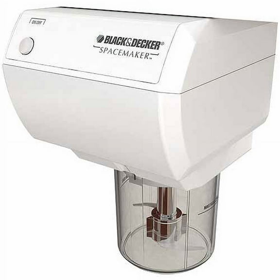 BLACK+DECKER Spacemaker Dual Grinder Plastic Containers 0.75-Cup Electric 800W White