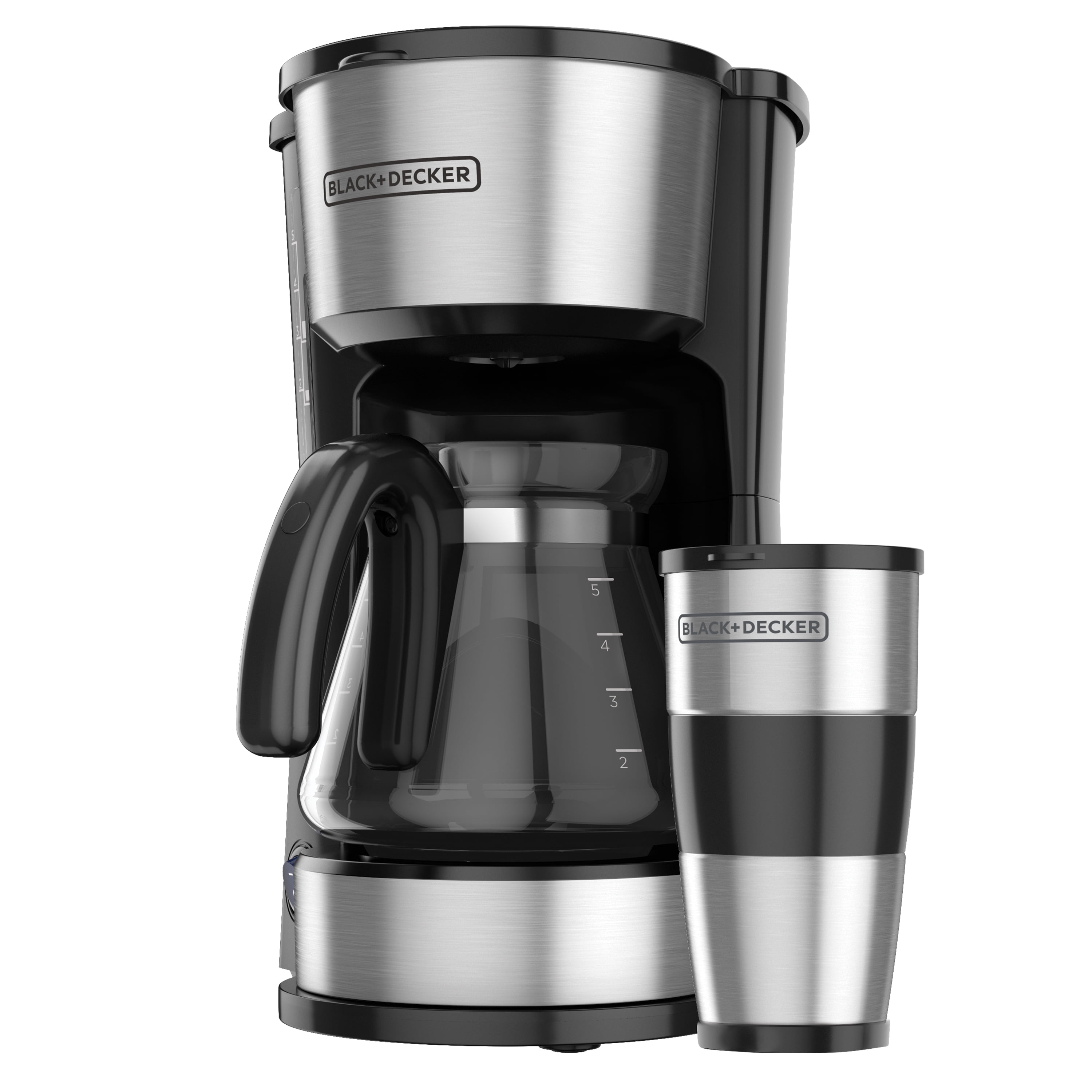BLACK+DECKER Stainless Steel 4-Cup Drip Coffee Maker