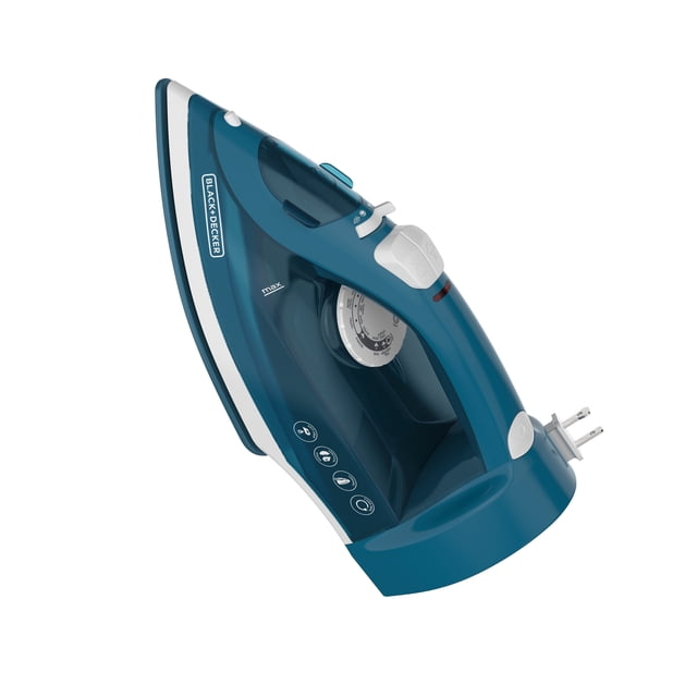 BLACK+DECKER Steam Iron for Clothes, Automatic Cord Reel, Vertical ...