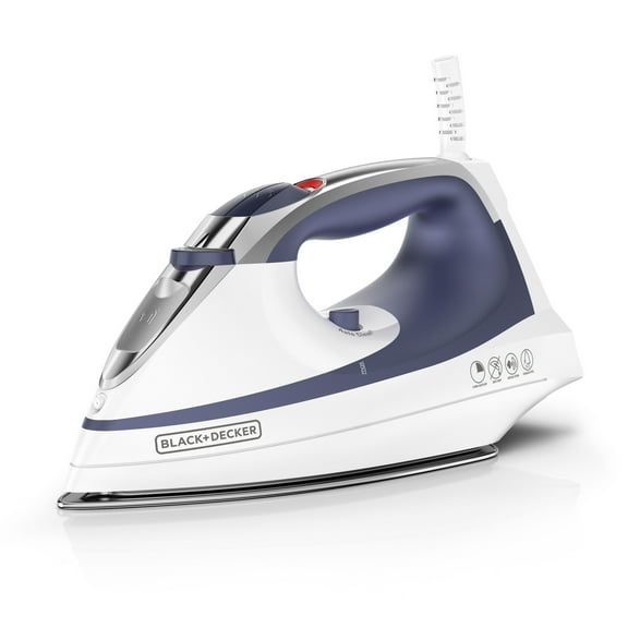 BLACK+DECKER SteamAdvantage Traditional Steam Iron, Blue, IR1070S-3
