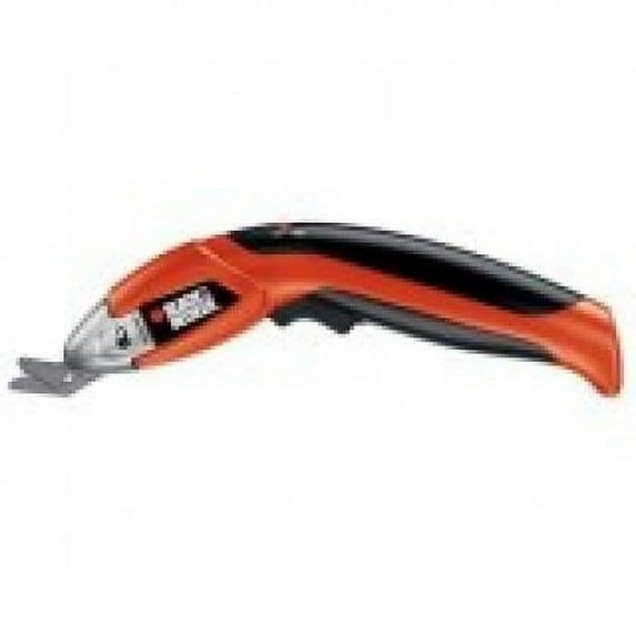 BLACK+DECKER Table Mount Cordless Scissors, Orange/Black