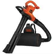 BLACK+DECKER VACPACK 120V/240V 12 Amp Corded 3-in-1 Leaf Blower/Vacuum/Mulcher, (BEBL7000)