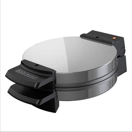 BLACK+DECKER WMB500 Traditional Belgian-Style Waffle Maker, Stainless Steel