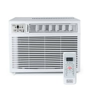 BLACK+DECKER Window or Through The Wall Air Conditioner 18000 BTU, AC Window Unit Cools Up to 1000 Square Feet, Window AC Unit with Remote Control, 3 Cooling Speeds and Fan Only, BD18WT6, White