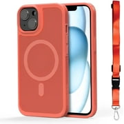 BLACK+DECKER iPhone Case, MagSafe Case, Shockproof Military-Grade Protection, Magnetic Phone Case for iPhone 14, Changeable Buttons, Lanyard