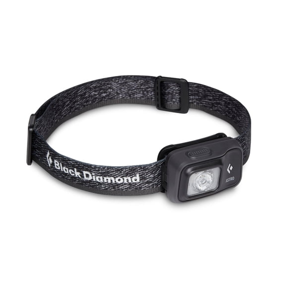 BLACK DIAMOND Astro 300 Headlamp | 300 Lumens Brightness | 3X AAA Battery Operated (Included) | Compact & Lightweight | Graphite