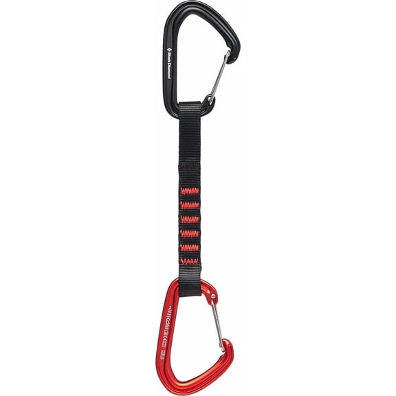 BLACK DIAMOND Hotwire Rock Climbing Quickdraw, Aluminum Carabiners