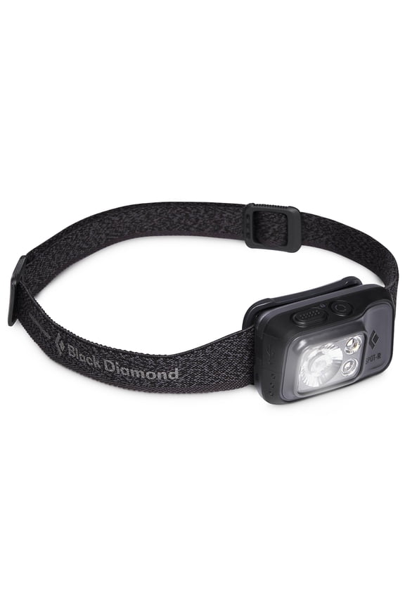 Spot 400-R Rechargeable Headlamp | 400 Lumens, Dimmable | Micro-USB Charging | Waterproof & Compact | Camping, Hiking, Running | Graphite